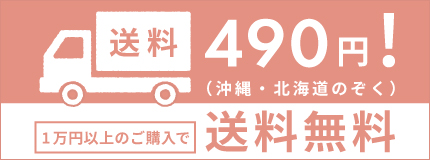 オンラインショップは10,000円以上送料無料