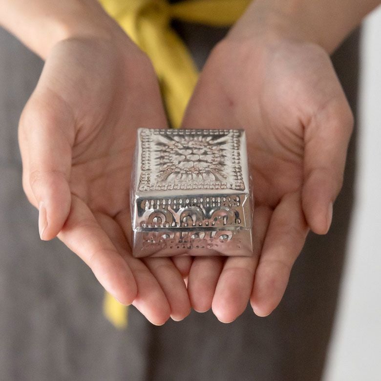 アルミの四角い小物入れ S | インテリア雑貨のPayung(パユン)