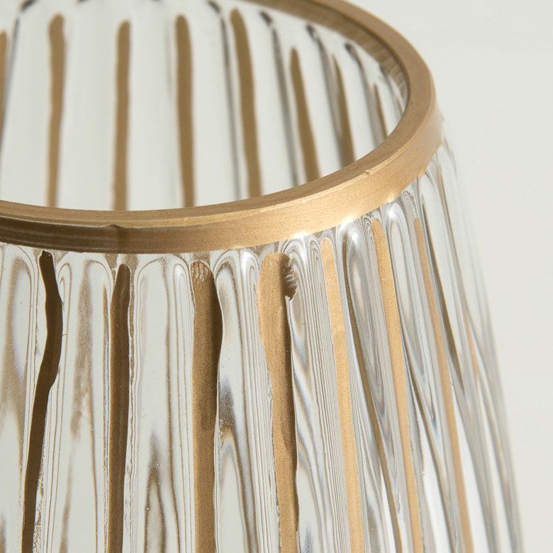 ゴールドラインのフラワーベース S | インテリア雑貨のPayung(パユン)