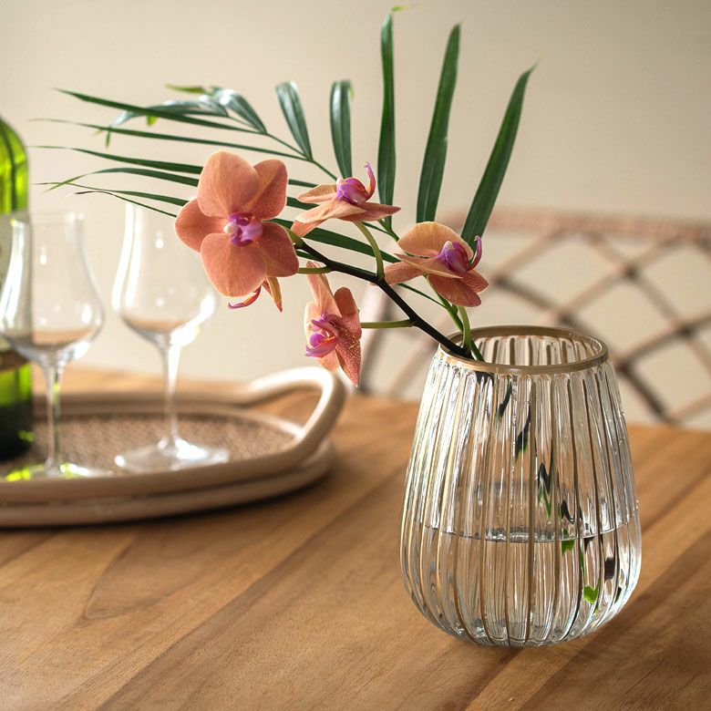 ゴールドラインのフラワーベース S | インテリア雑貨のPayung(パユン)