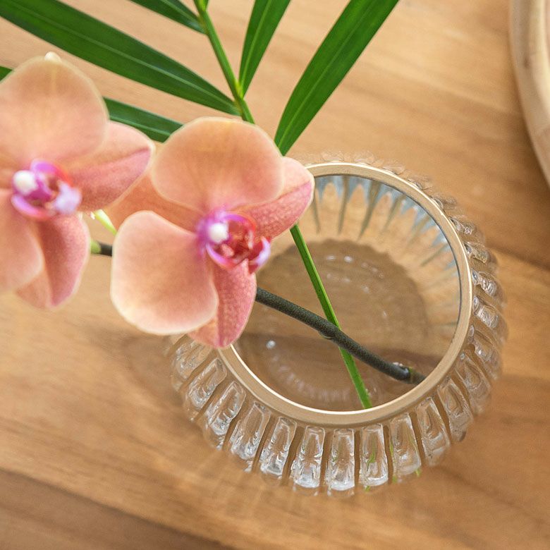 ゴールドラインのフラワーベース S | インテリア雑貨のPayung(パユン)