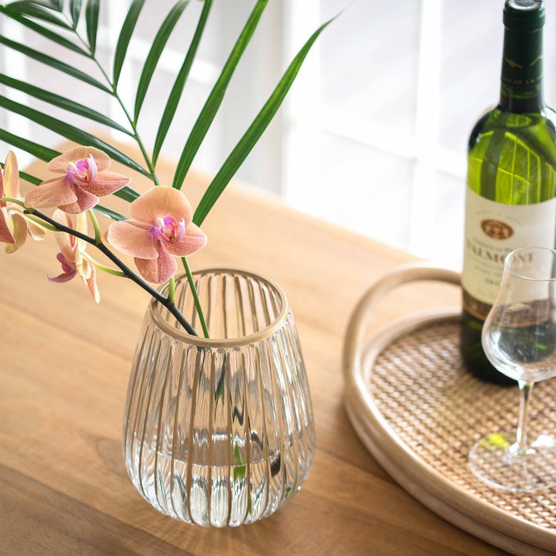 ゴールドラインのフラワーベース S | インテリア雑貨のPayung(パユン)