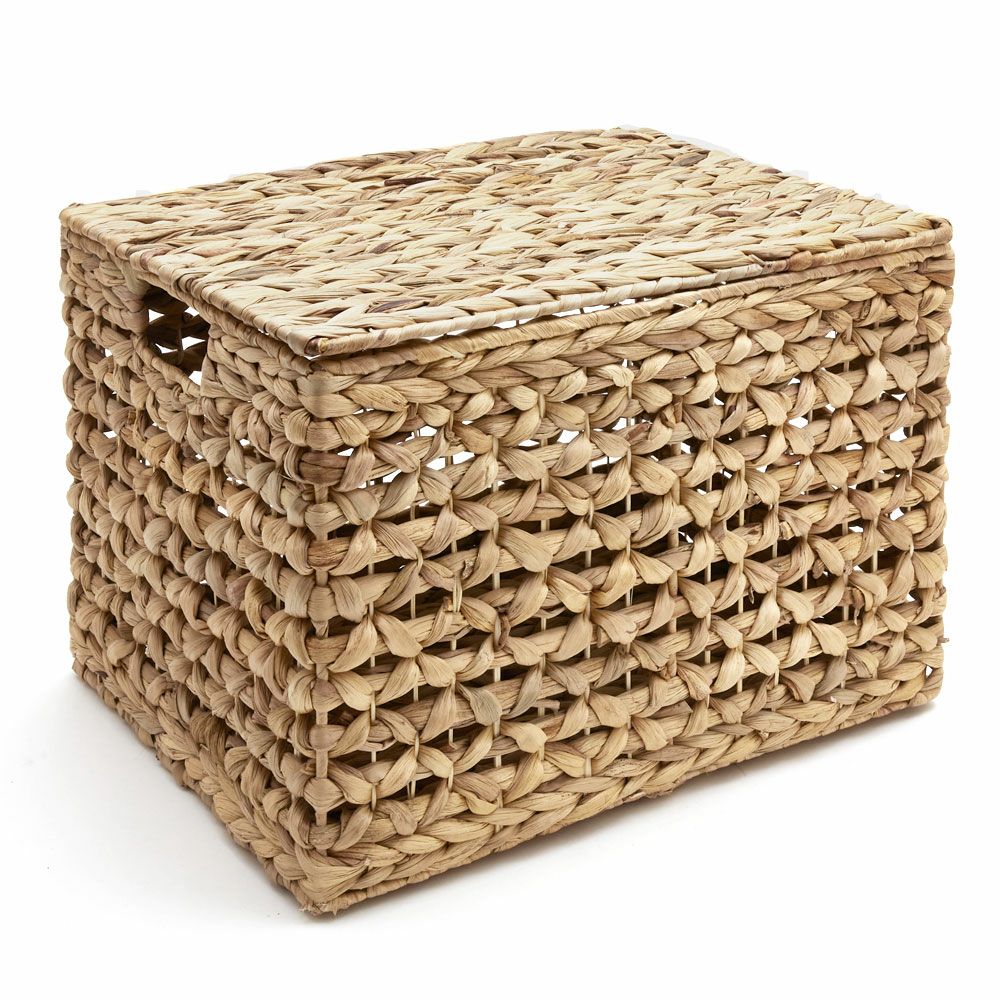 アタの蓋つきスクエアボックス 約25×26×16cm | インテリア雑貨のPayung