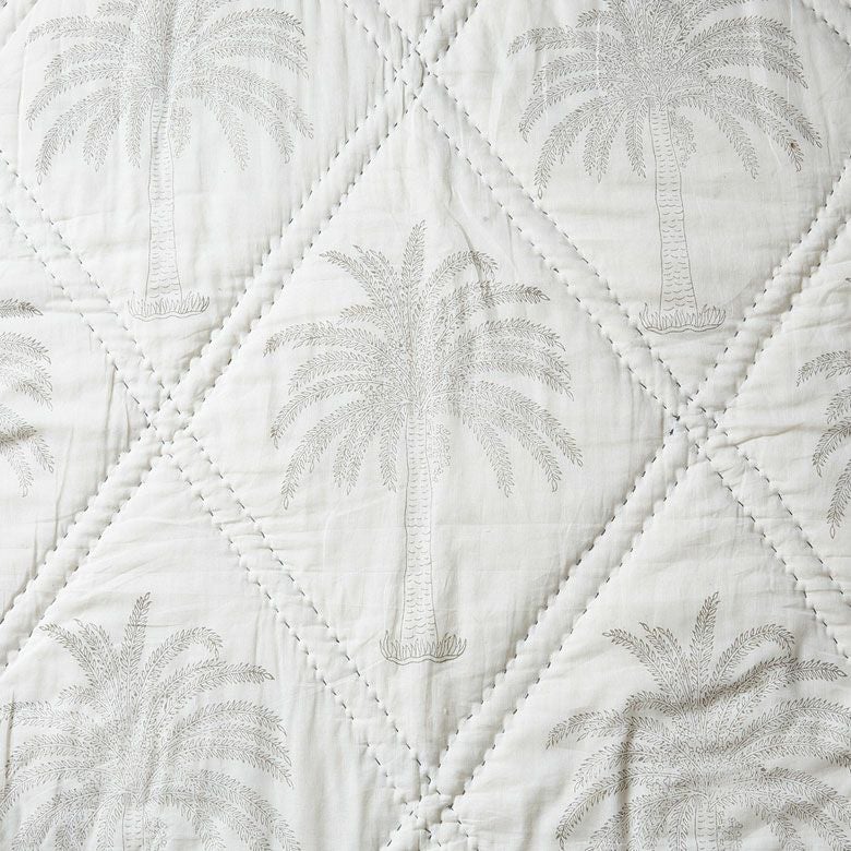 マルチカバー キルト ヤシの木 200×250㎝ | インテリア雑貨のPayung
