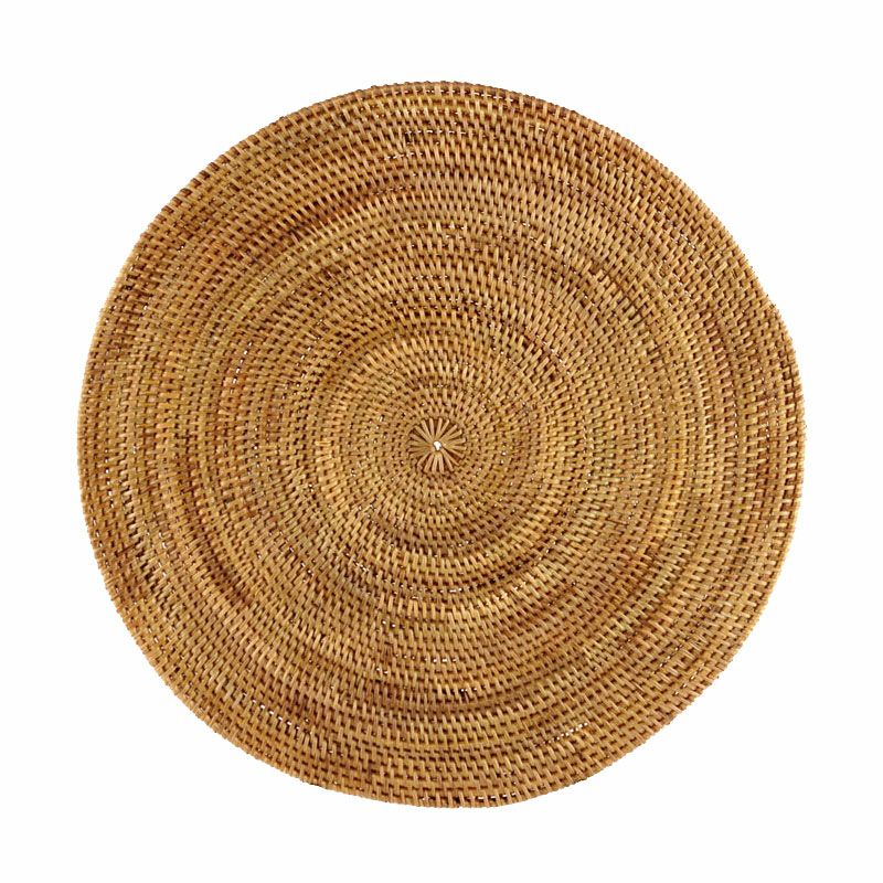 アタ製ランチョンマット 円形 約30cm | インテリア雑貨のPayung(パユン)