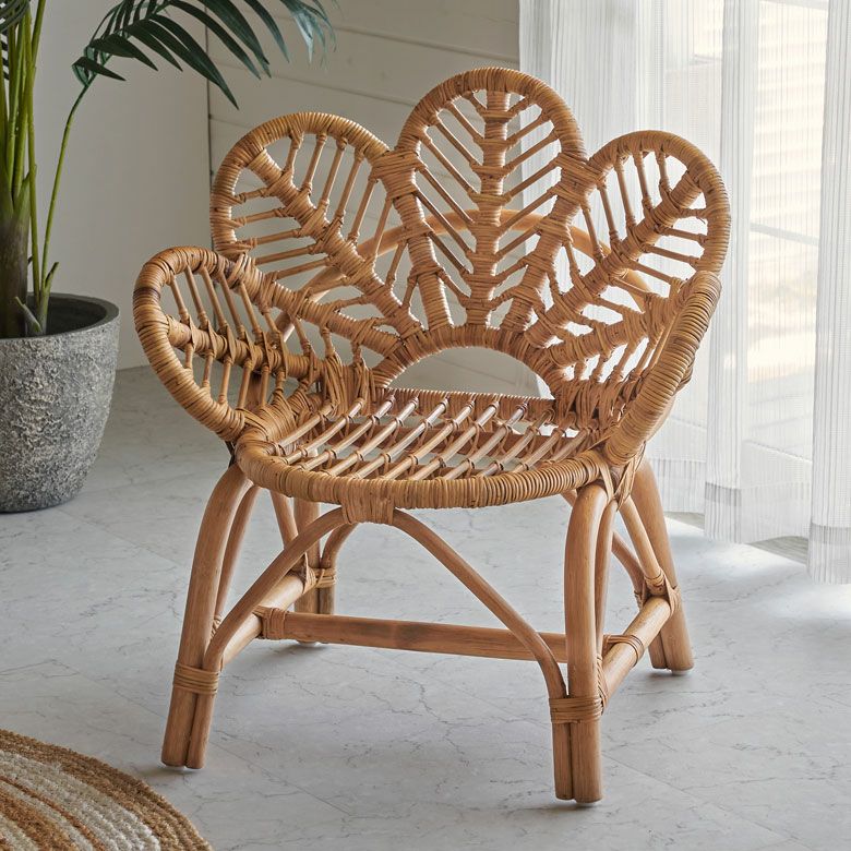 ラタン フラワーチェア | インテリア雑貨のPayung(パユン)