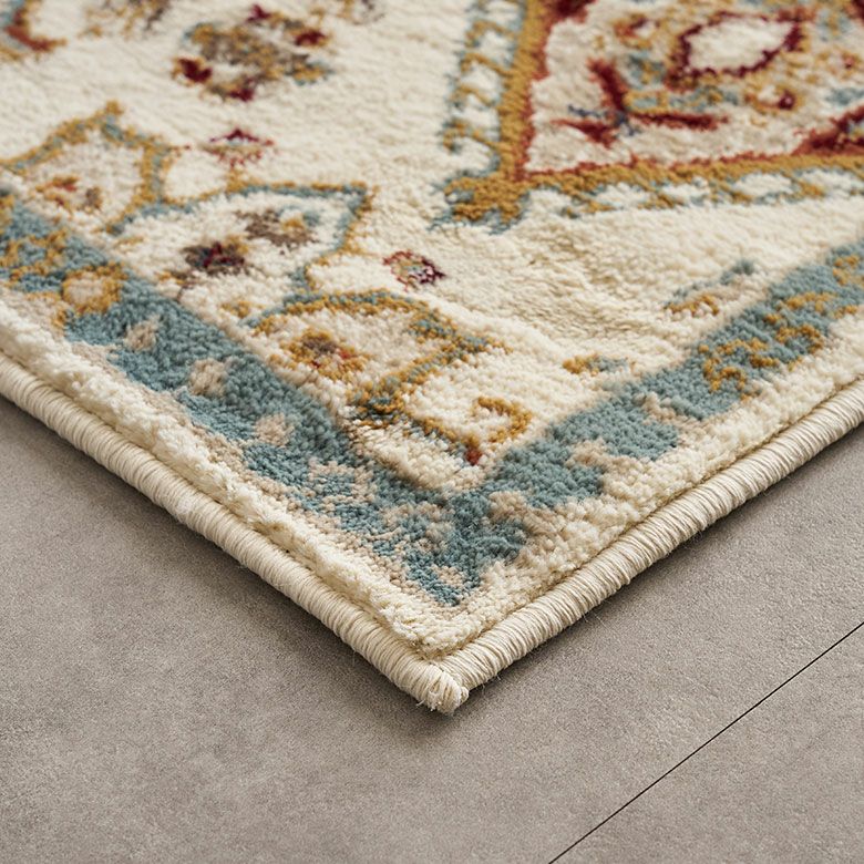 オリエンタルラグ ［ペルシャ絨毯風 クラシック柄］ 約133×190cm