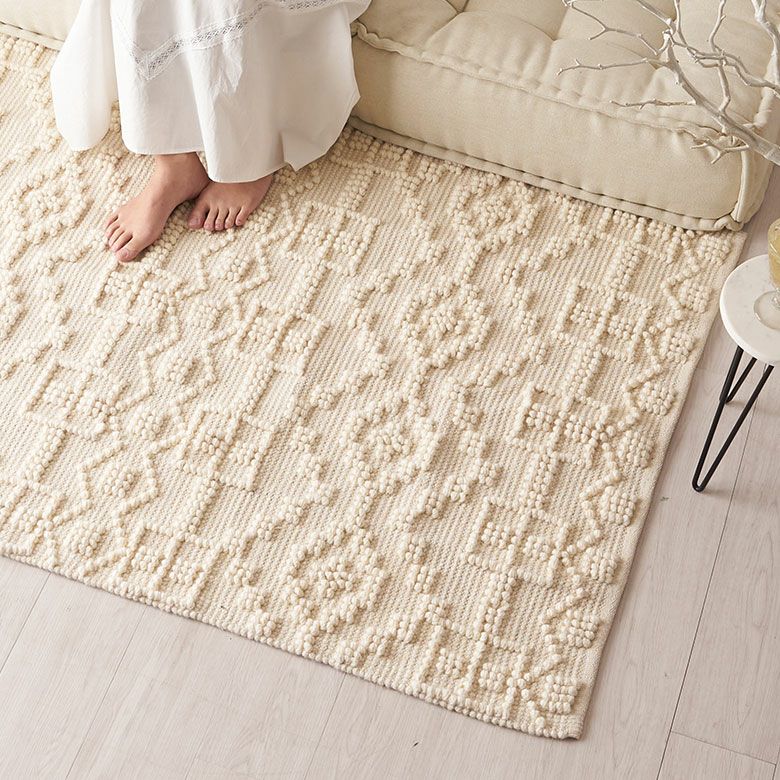 コットンウールラグ 約100×140cm | インテリア雑貨のPayung(パユン)