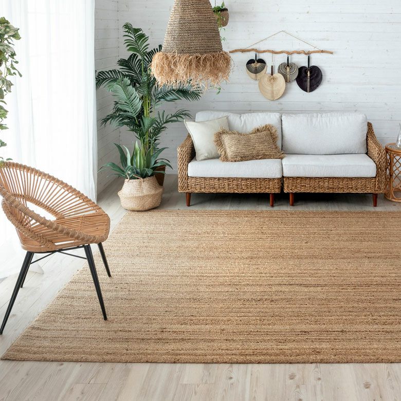 天然素材100%のジュートラグ 約200×250cm | インテリア雑貨のPayung