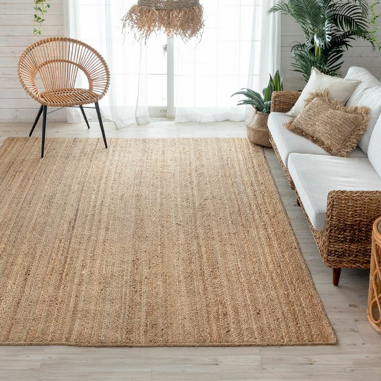 天然素材100%のジュートラグ 約200×250cm | インテリア雑貨のPayung