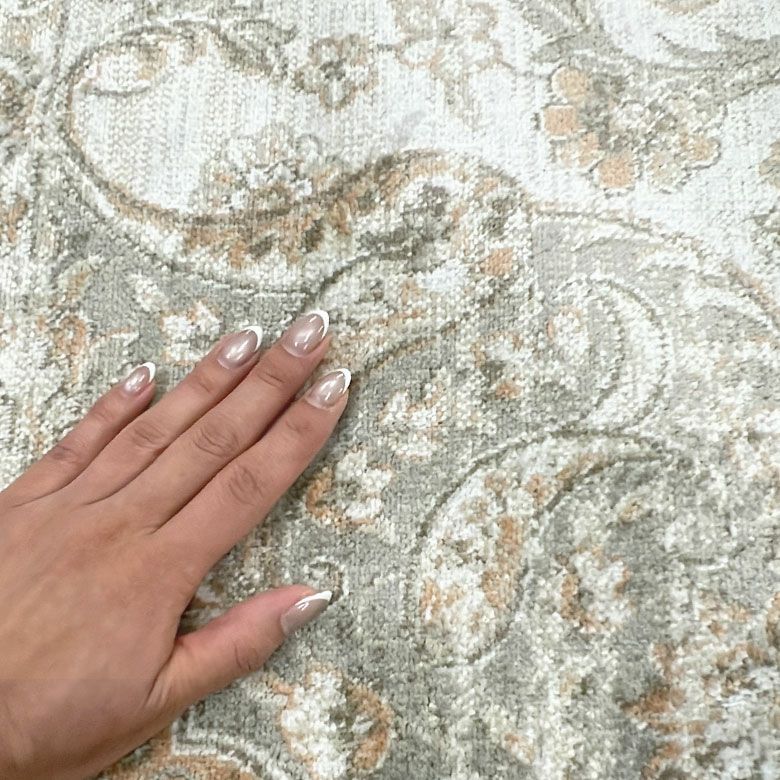 ベルギー製 ヴィンテージ風モケット織ラグ 135×195cm | インテリア雑貨