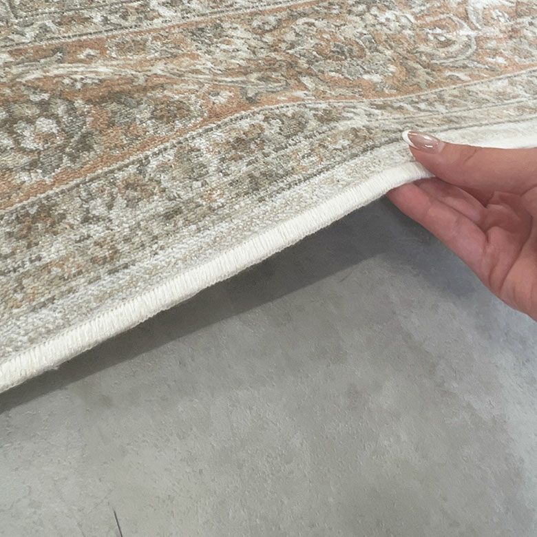 ベルギー製 ヴィンテージ風モケット織ラグ 135×195cm | インテリア雑貨