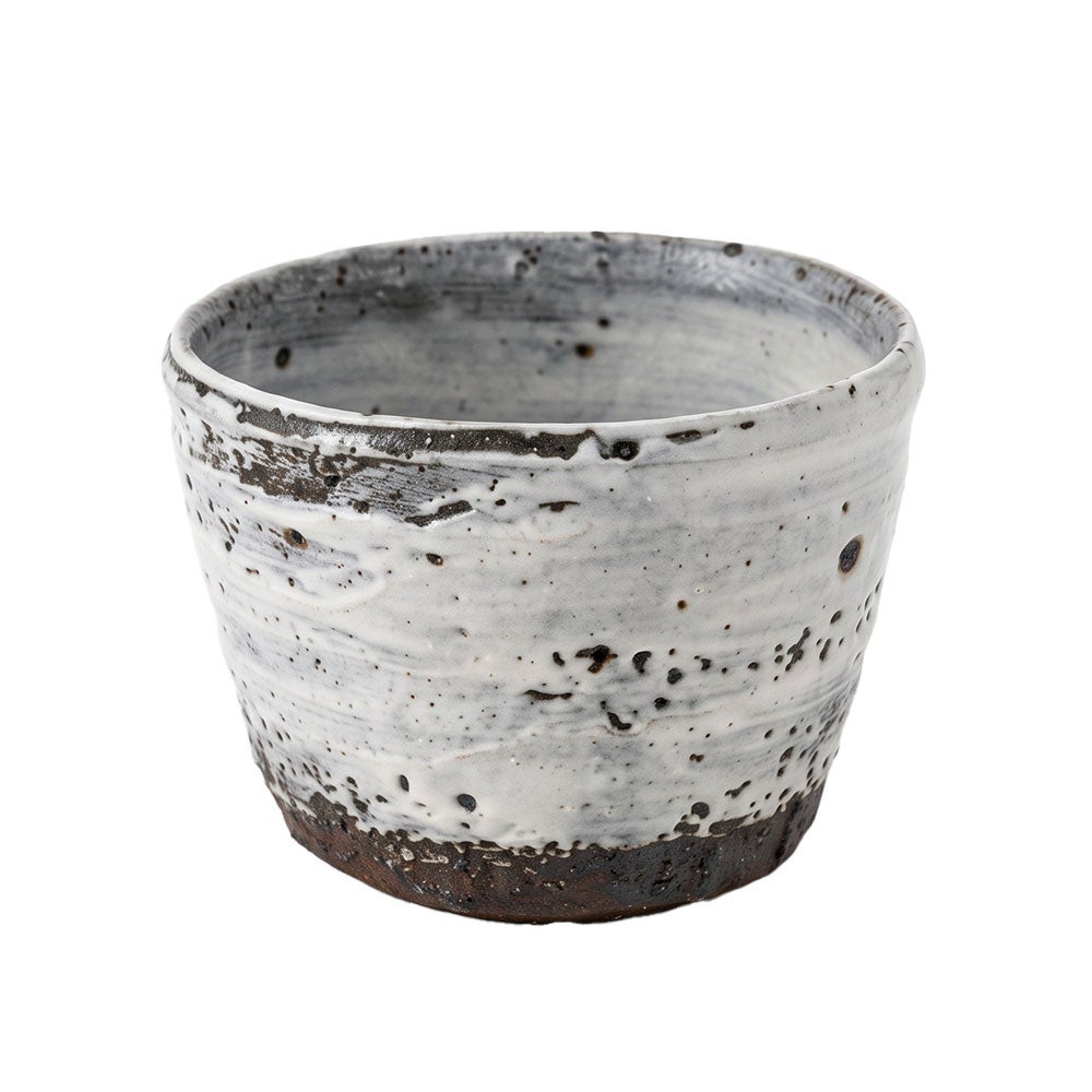 大原拓也　刷毛目フリーカップ　9×9×7cm　150ml